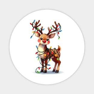 Festive Reindeer 2.0 Magnet